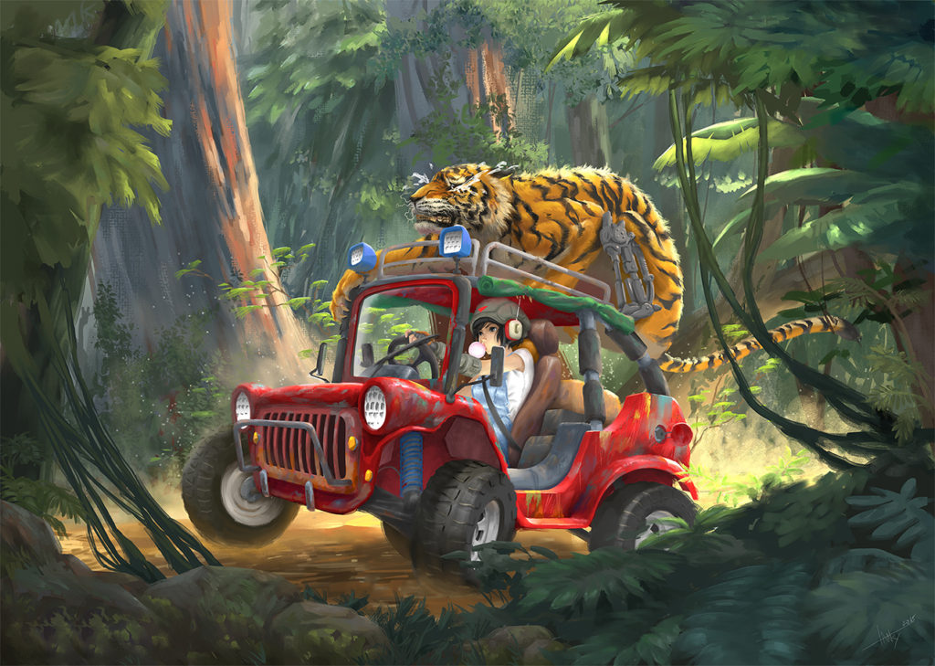 NO!SE_Color Illustration_Jungle Buggy_web