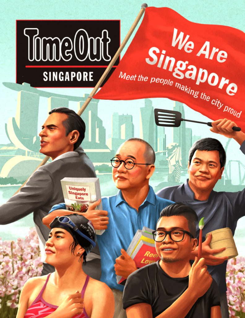 Cover for TimeOut Singapore August issue